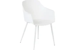 Matsalsstol Beliani Fonda set om 2 White