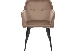 Matsalsstol Beliani Jasmin Brown