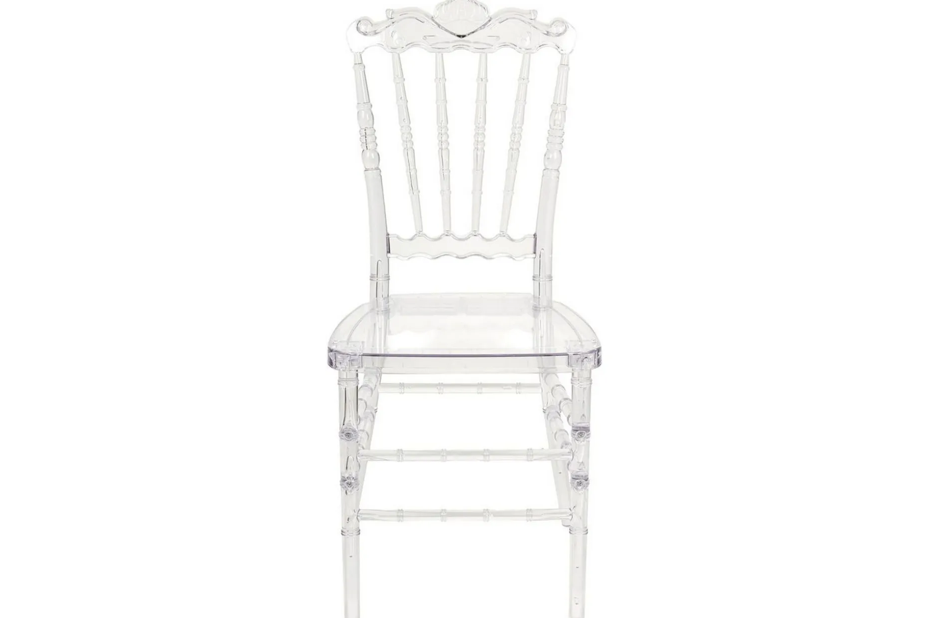 Matsalsstol Beliani Mendon set om 2 Transparent