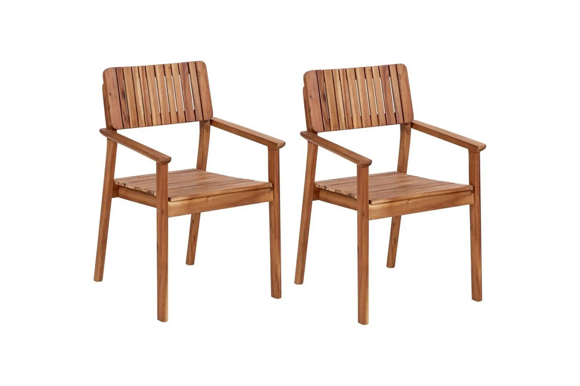 Matstol Beliani Agello set om 2 Light wood