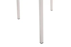 Matstol Beliani Grosseto set om 6 Sandbeige/silver/ljust trä Black||Silver