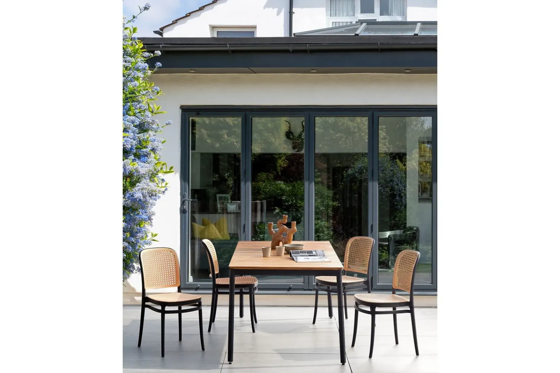 Matstol Beliani Plose set om 4 Beige