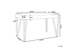 Mcgetrick Spisebord 130x180 cm