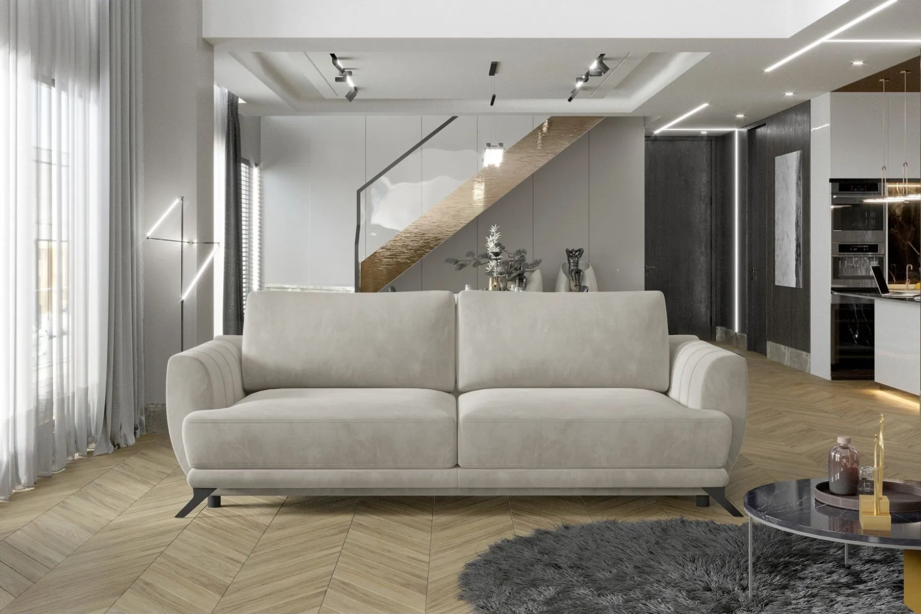 Megis 3-sits Sovesofa