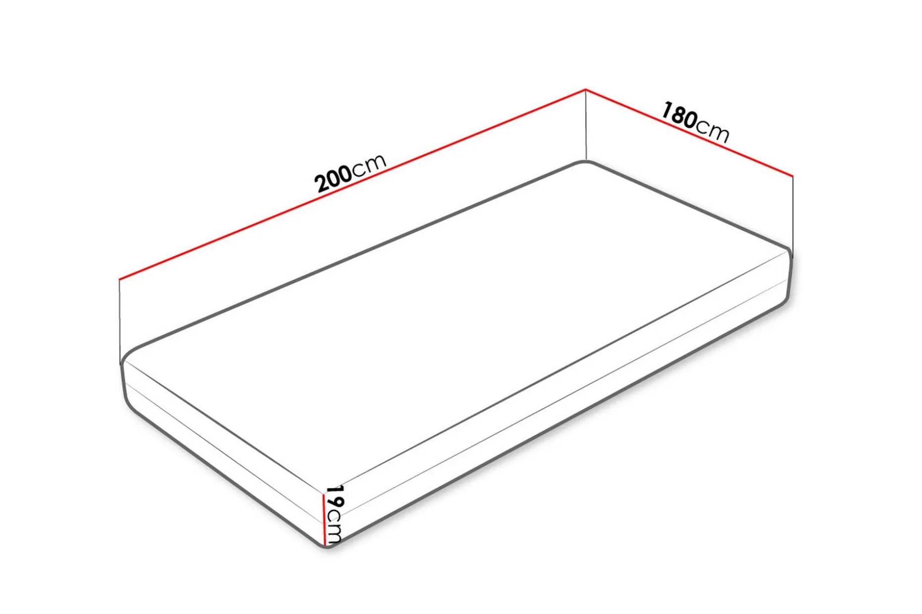 Memorian Madrass 180x200 cm