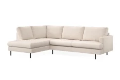 Menard Compact 4-seters Venstrevendt L-formet Sjeselongsofa i Stoff