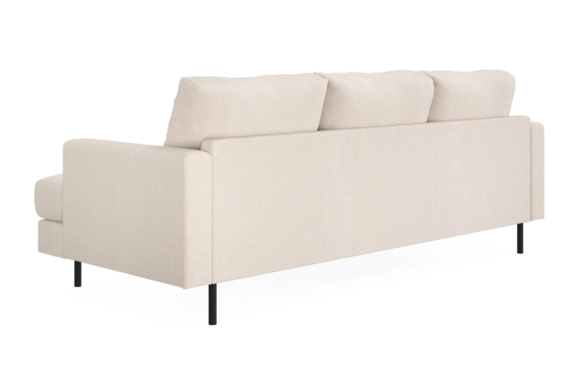 Menard Compact 3-seters Venstrevendt L-formet Divansofa i Stoff