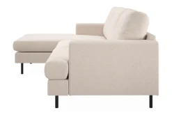 Menard Compact 3-seters Venstrevendt L-formet Divansofa i Stoff