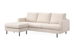 Menard Compact 3-seters Venstrevendt L-formet Divansofa i Stoff