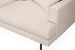 Menard 4-seters Venstrevendt Dyp L-formet Sjeselongsofa i Stoff