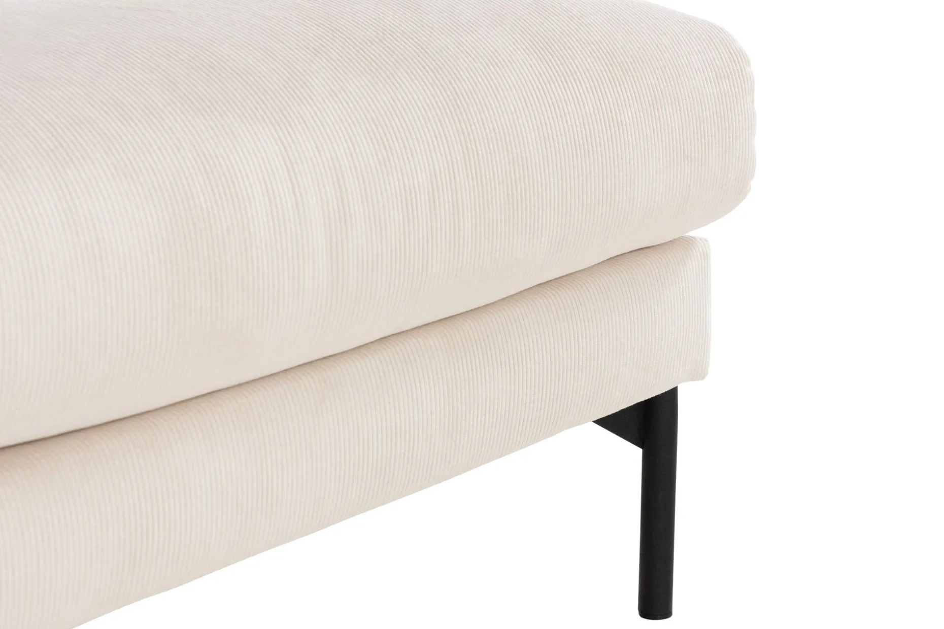Menard 4-seters Venstrevendt L-formet Sjeselongsofa + Fotskammel i Manchester
