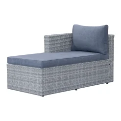 Mendoza l-formet 4-seters sofagruppe i kunstrotting for altan og terrasse