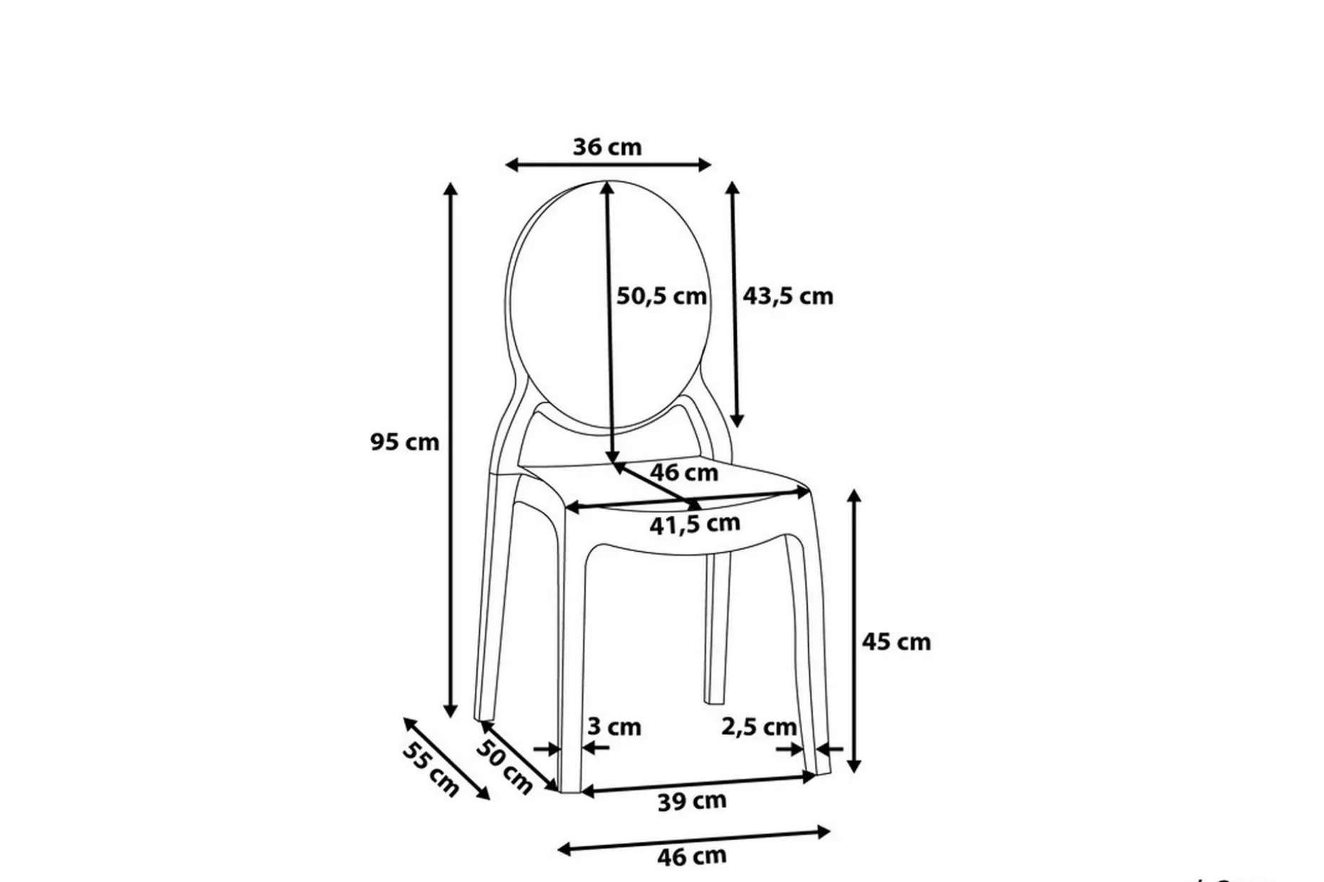 Merton Stol 2-pk