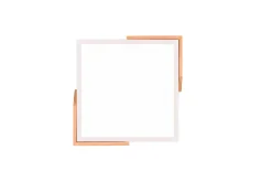 Meta LED-Taklampe Matthvit/Tre