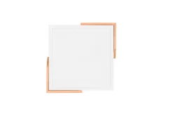 Meta LED-Taklampe Matthvit/Tre