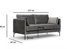 Mezonzo 2-seter Sofa