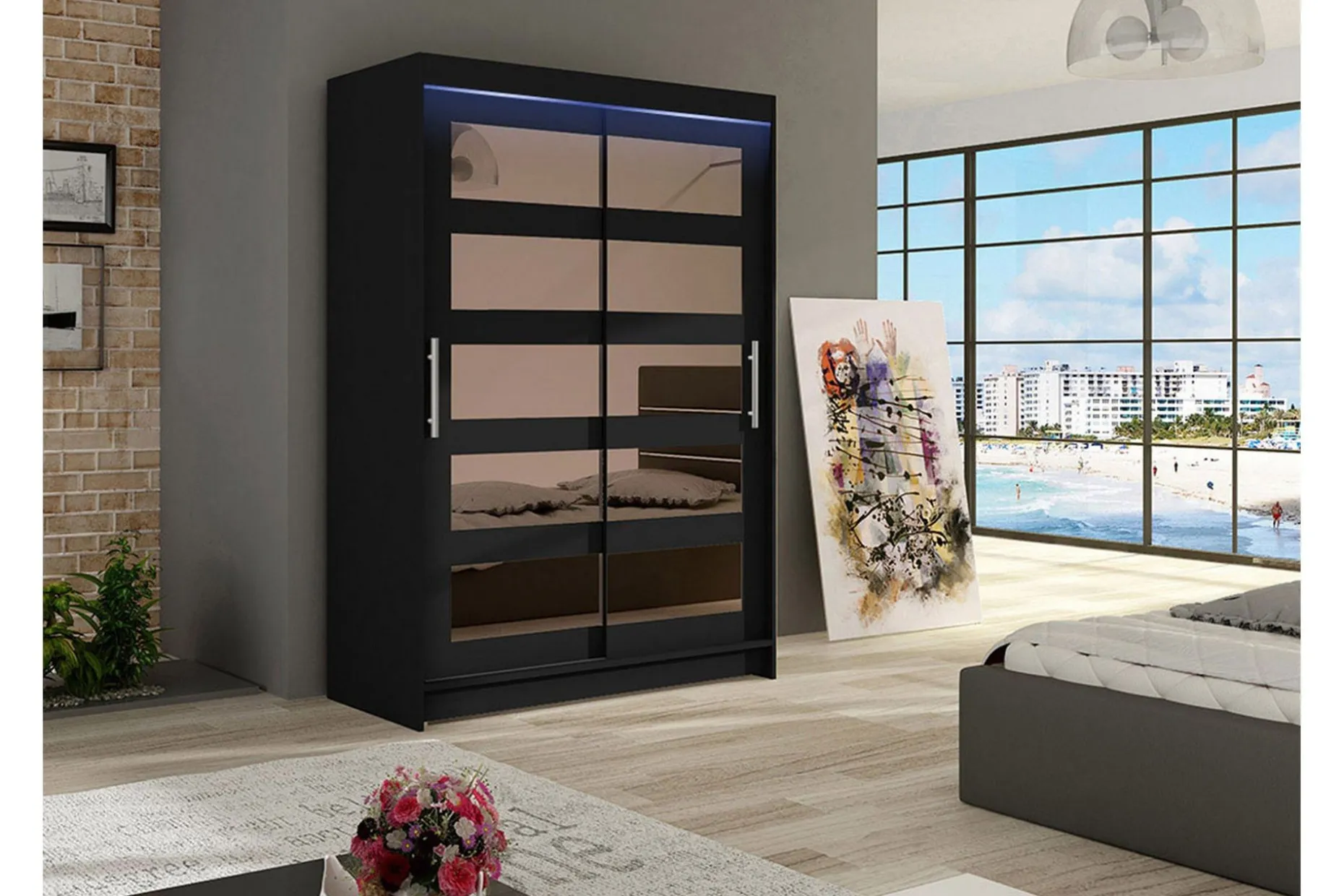 Miami Garderobe 120x58x200 cm