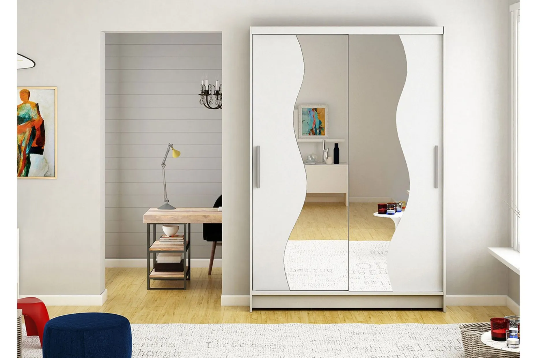 Miami Garderobe 120x58x200 cm