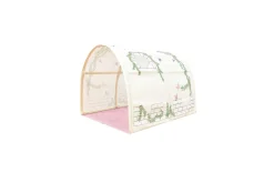 Middelseng med gardin Pino Birdy Naturlig, Naturlig, Uten sklie, Birdy, 3