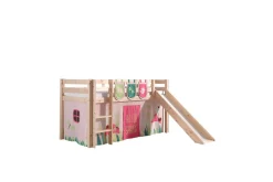 Middelseng med gardin Pino Spring Naturlig, Naturlig, Med sklie, Uten tunnel, 3
