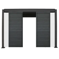Middle Panel of Louvers Wall for Gazebo HOME4YOU