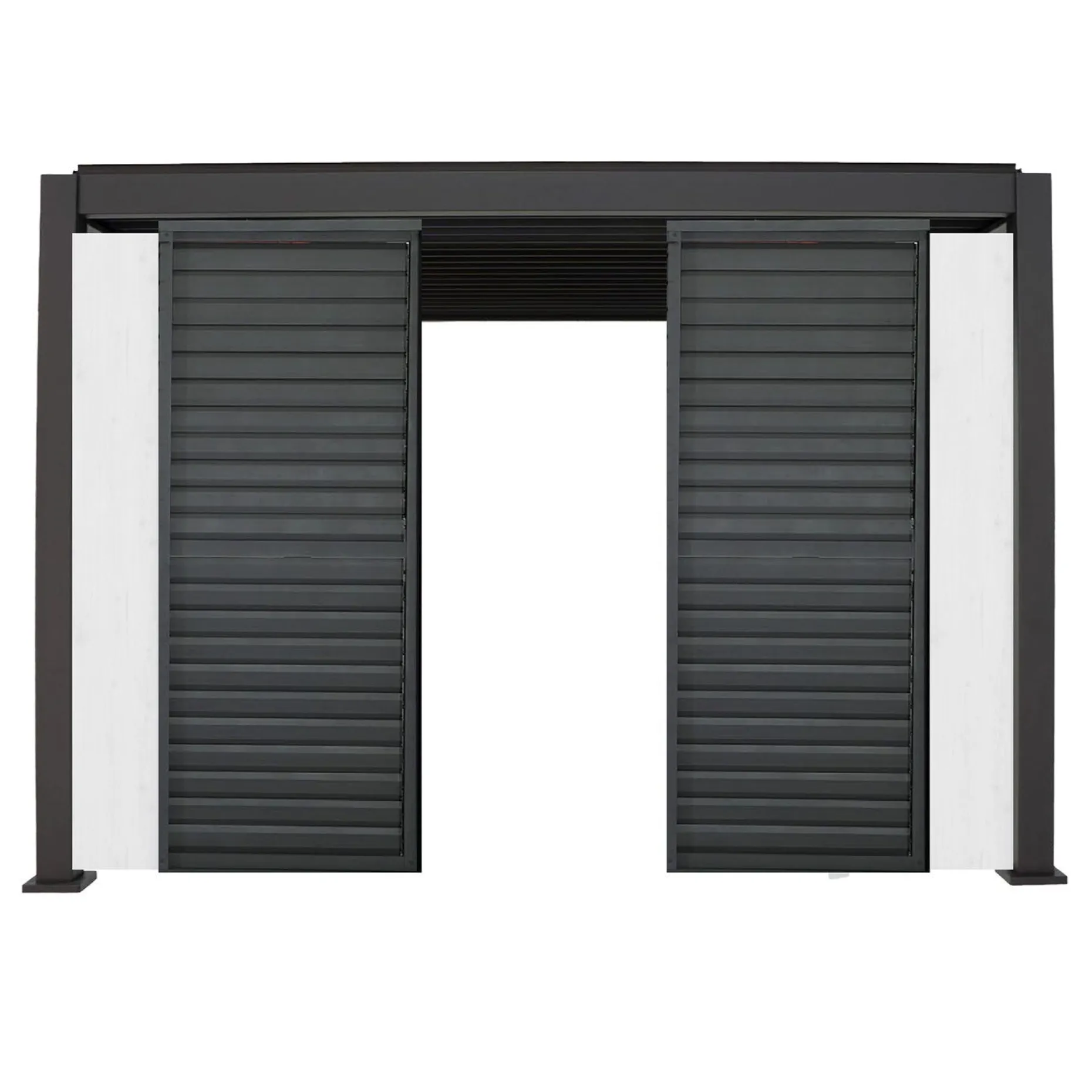 Middle Panel of Louvers Wall for Gazebo HOME4YOU