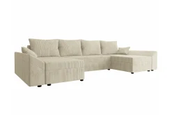 Midfeld 4-sits Hörnbäddsoffa beige