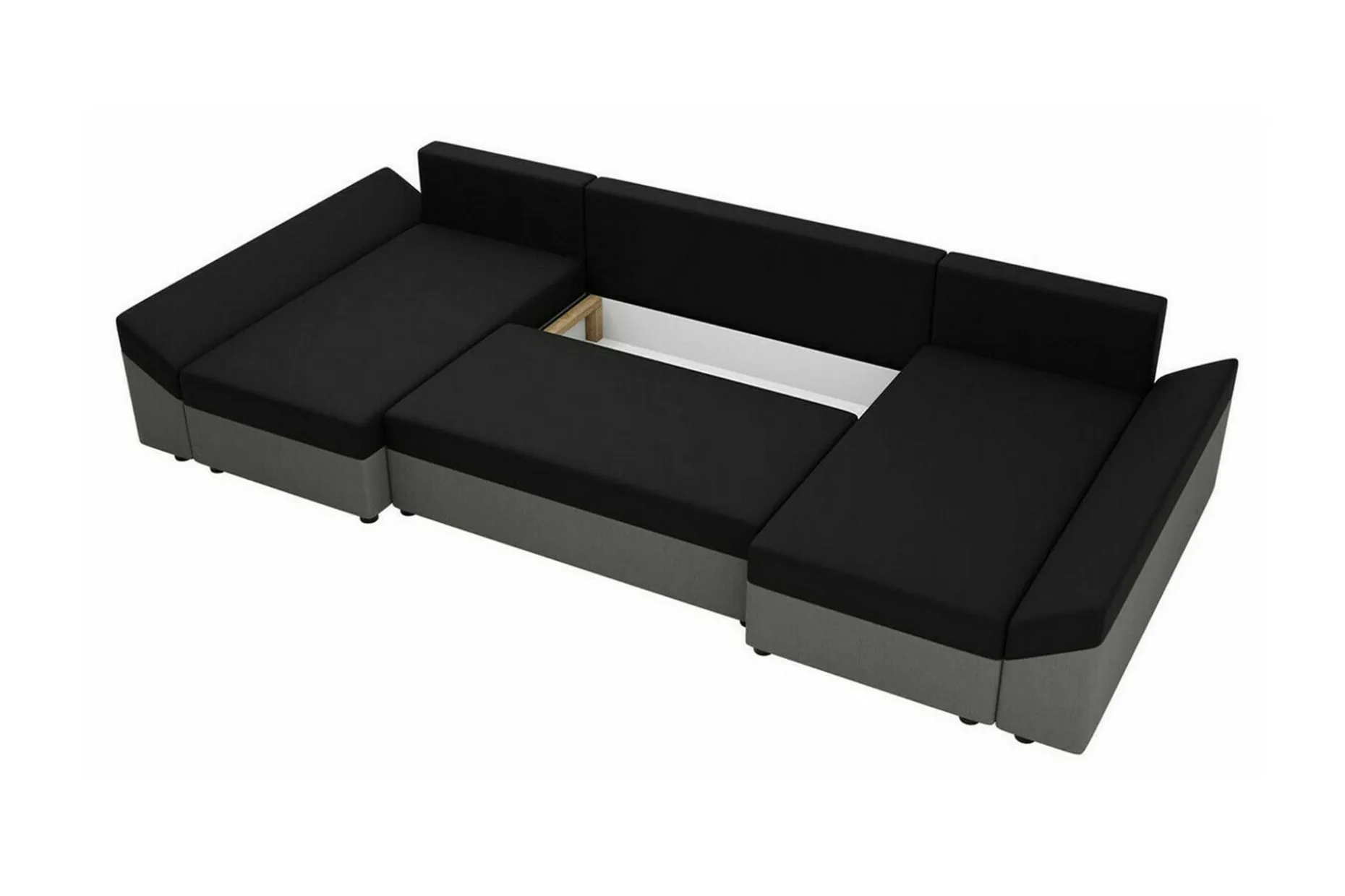 Midfeld 4-sits Hörnbäddsoffa Dark green