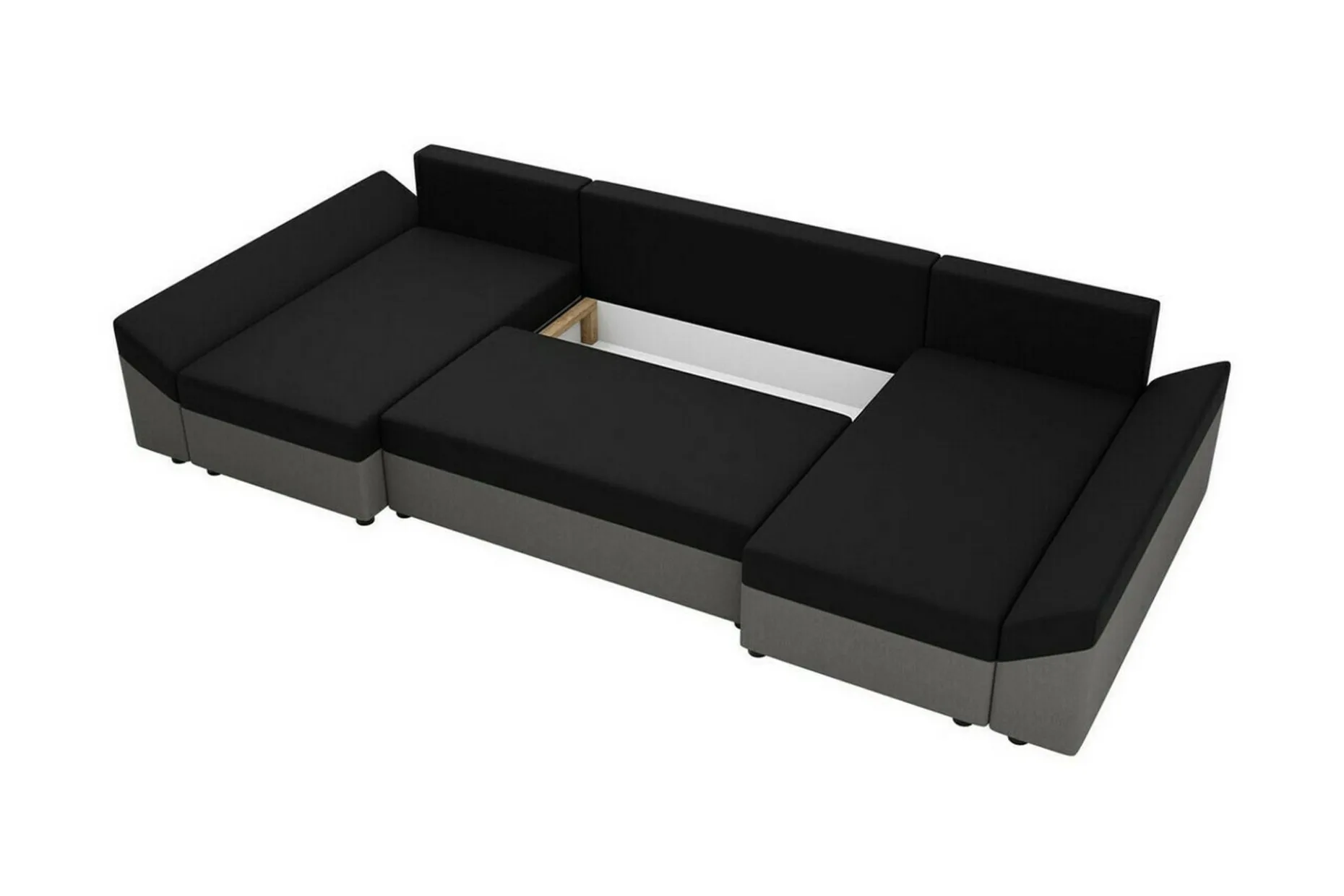 Midfeld 4-sits Hörnbäddsoffa Dark green