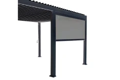 Mirador Alasvedettävä paviljongin seinä 3m Grå