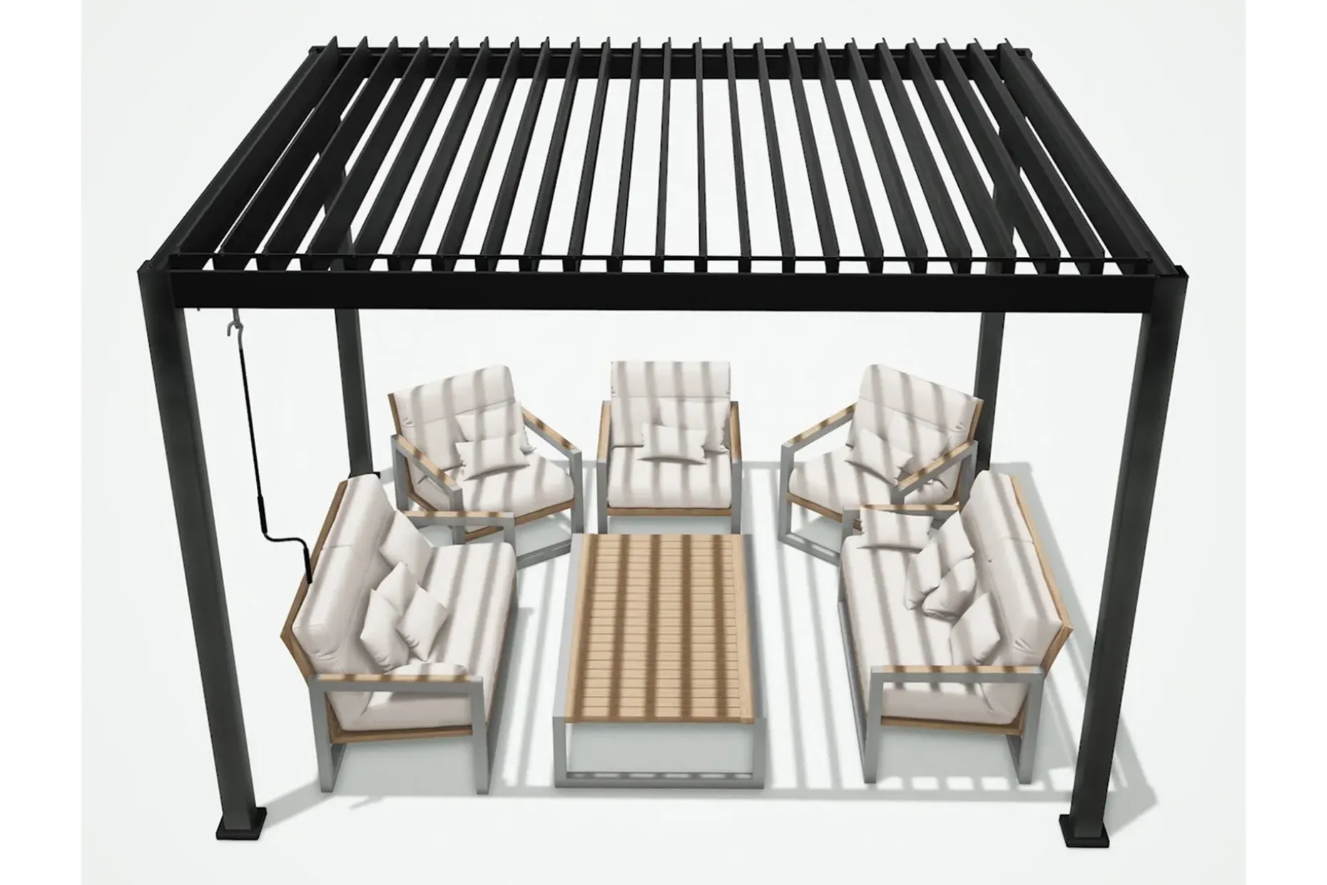 Mirador Paviljong uten Vegger 300x400x250 cm