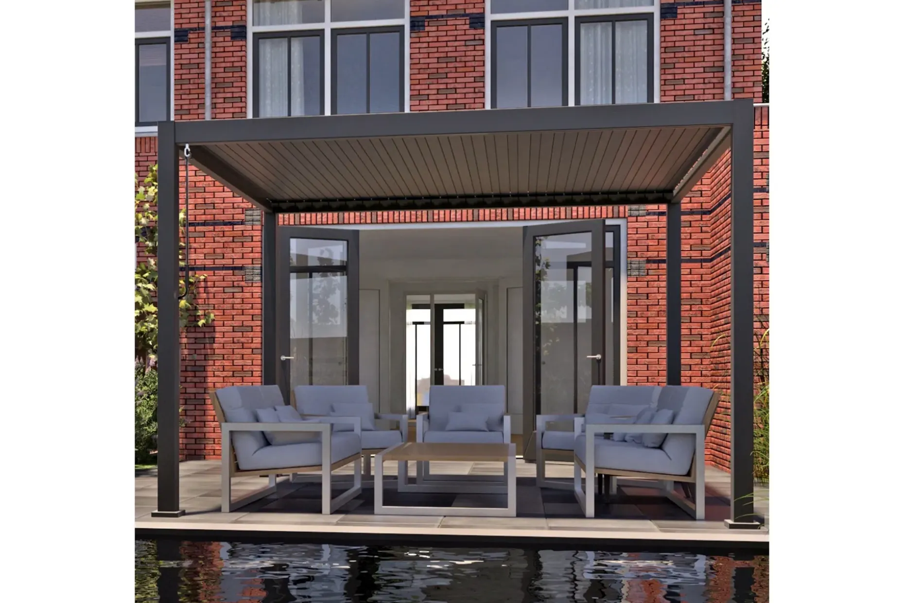 Mirador Paviljong uten Vegger 300x400x250 cm
