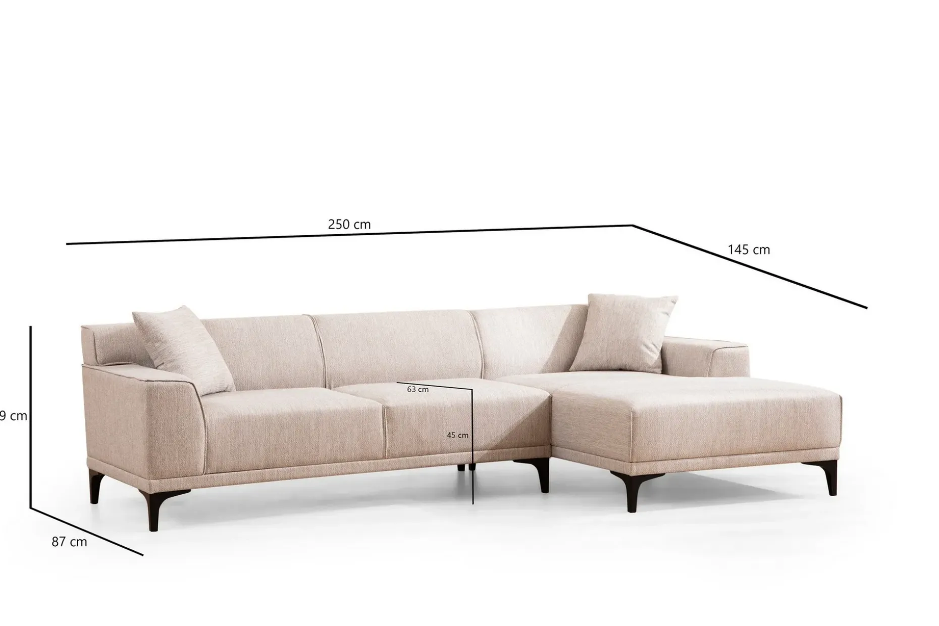 Mississauga Divansofa 3-seters