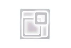 Mita LED-Taklampe Neliö Matthvit