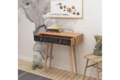 Mod Design Avlastningsbord Lærbeslag