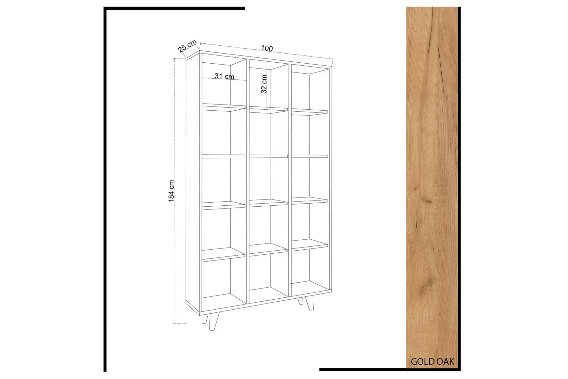Mod Design Bokhylle