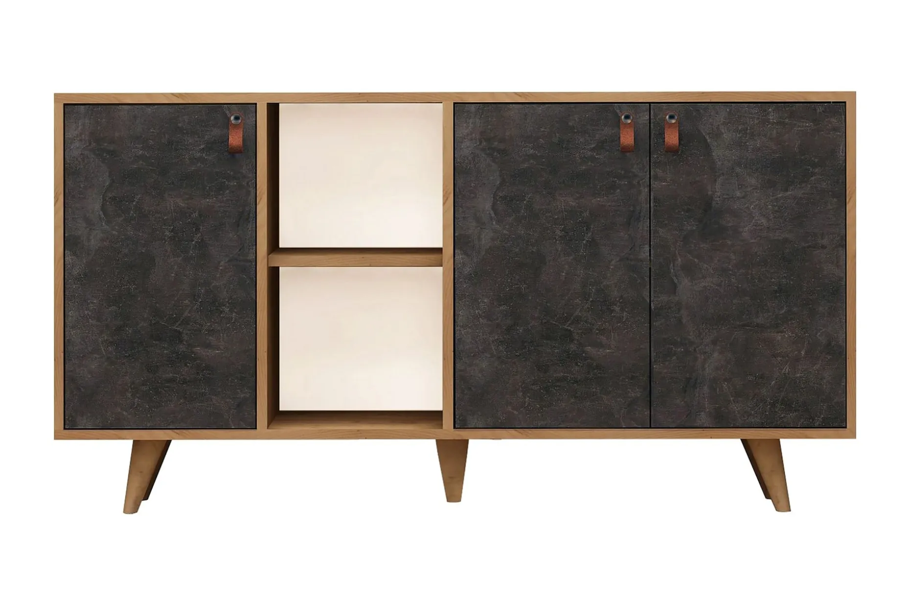 Mod Design Skjenk Lærbeslag
