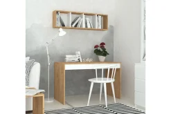 Mod Design Skrivebord 120 cm med Oppbevaring Vegghylle