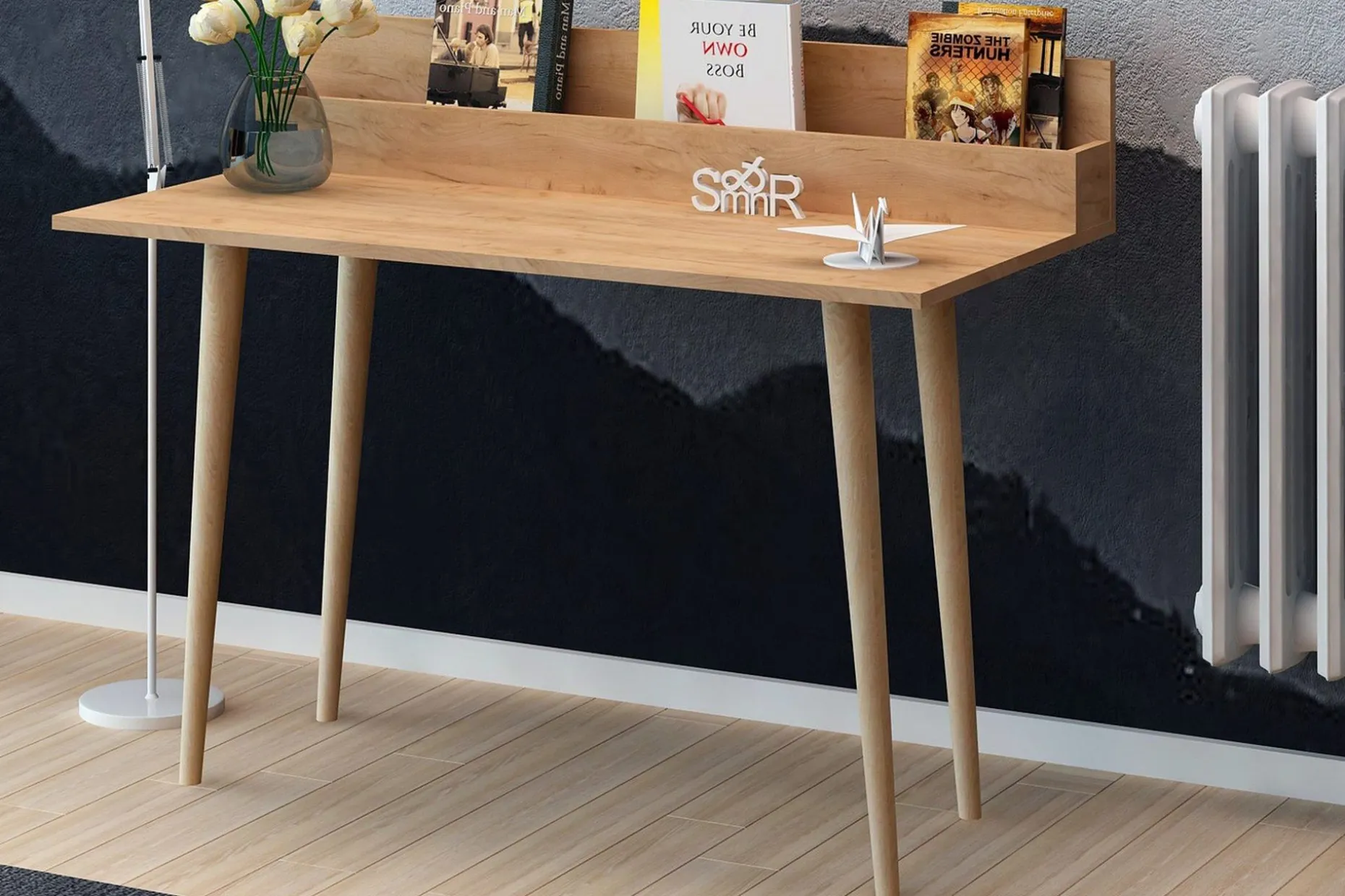 Mod Design Skrivebord 100 cm med Oppbevaring Rum