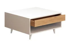 Mod Design Sofabord 80 cm med Oppbevaringsskuff + Hylle