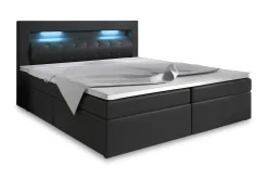 Modena Sengepakke 160x200 med Oppbevaring LED-belysning