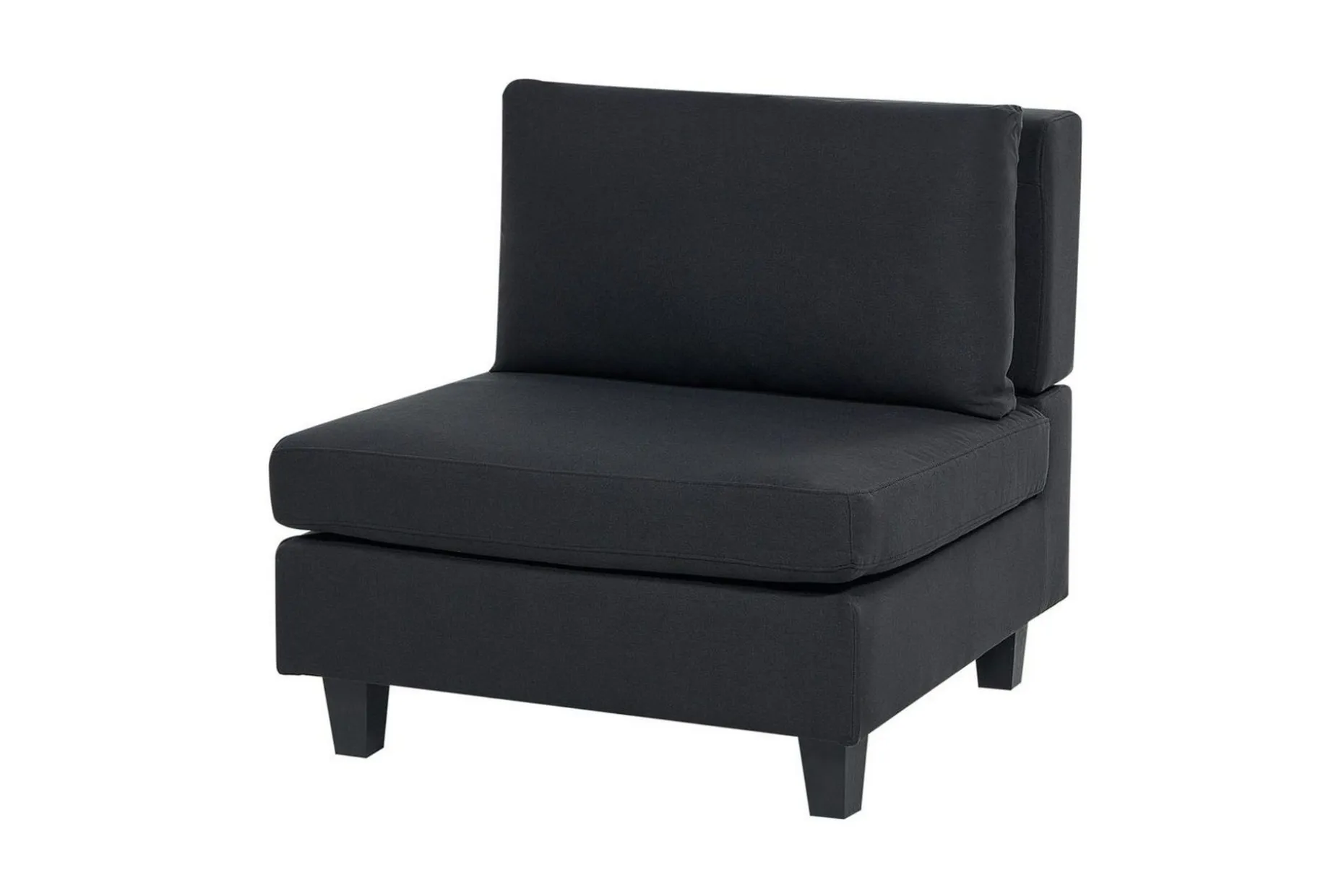 Modulsoffa Beliani Unstad Beige/svart Black