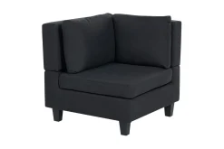 Modulsoffa Beliani Unstad Beige/svart Black
