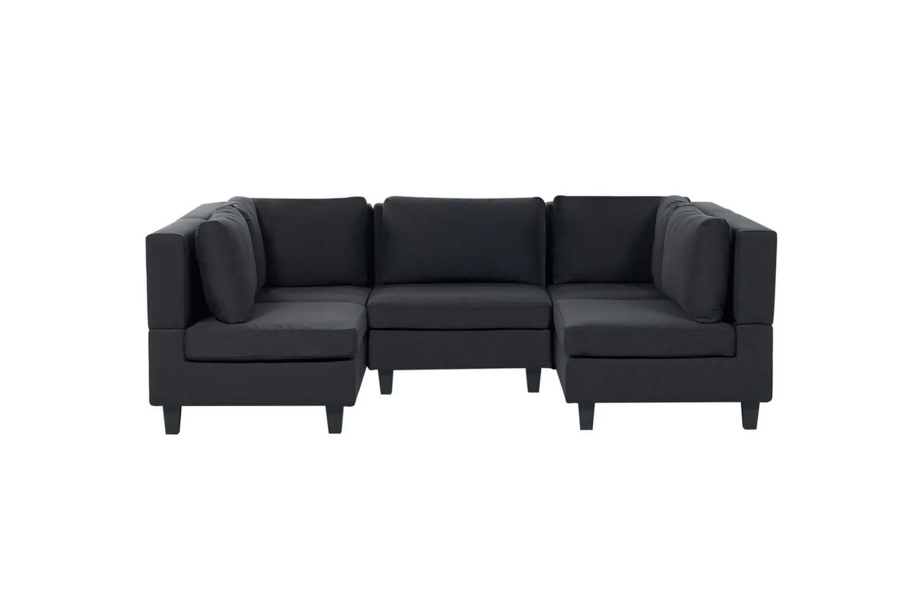 Modulsoffa Beliani Unstad Beige/svart Black