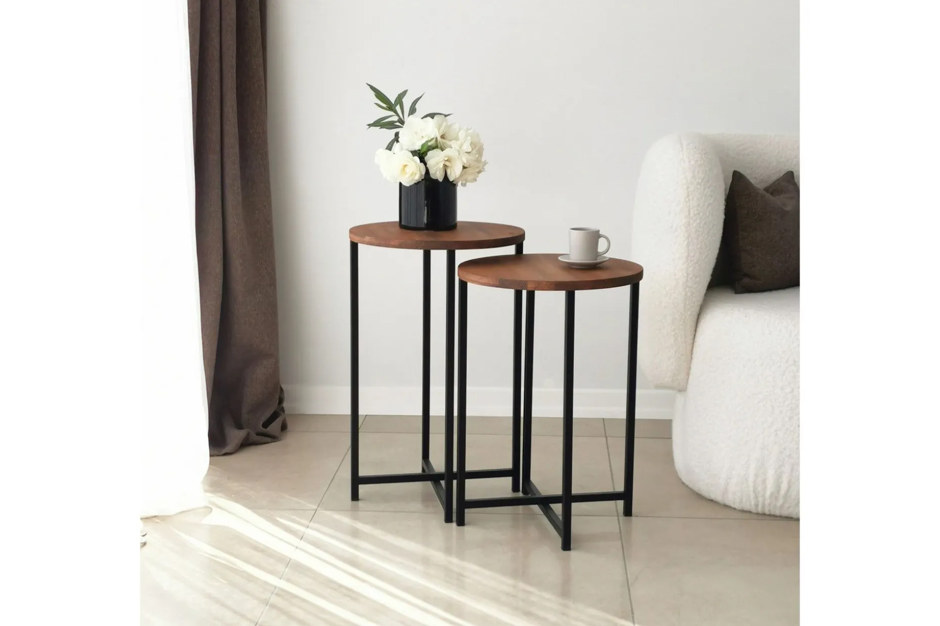 Mogue Sofabord 35x35x35 cm Rundt