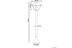 Montegosa Pullertlampe 94 cm E27