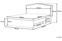 Montpellier Dobbeltseng 160 | 200 cm