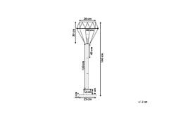 Mooni Gulvlampe 160 cm