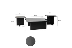 Moosonee Sofabord 80 cm