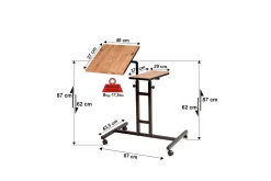 Morse StåSkrivebord 67 cm